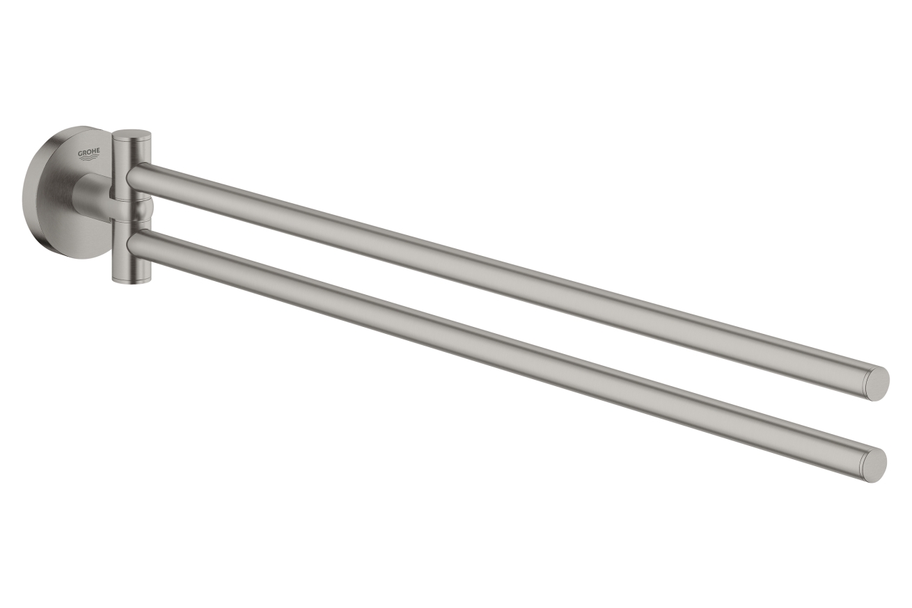 Держатель для полотенца GROHE Essentials двойной, суперсталь (40371DC1)