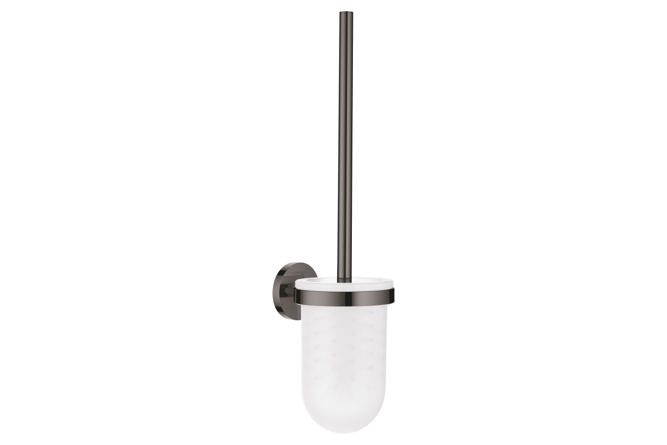 Туалетный ёршик GROHE Essentials с держателем, тёмный графит глянец (40374A01)