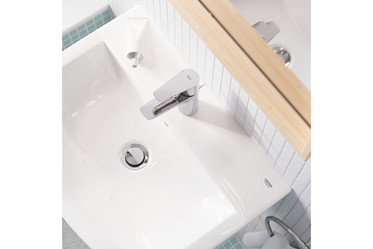 Смеситель для раковины GROHE BauEdge, S-size, хром (23899001)