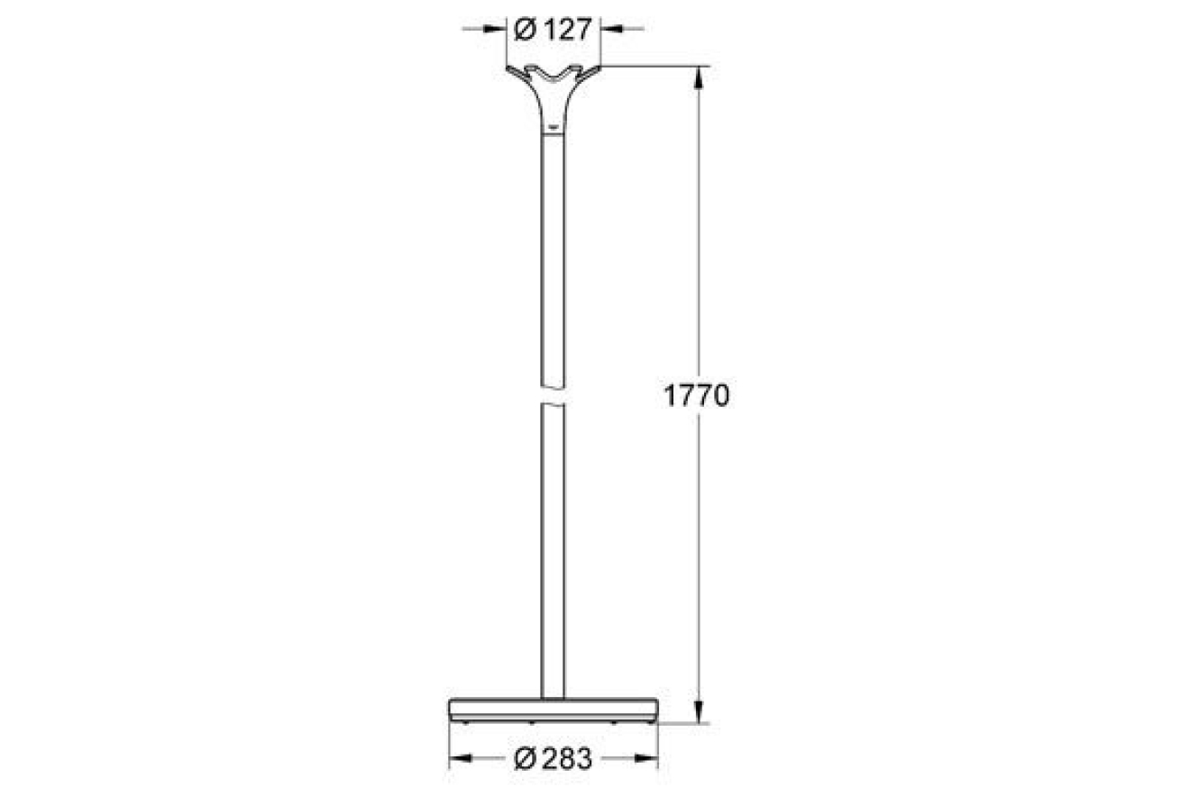 Держатель для халатов GROHE Ondus, черный бархат (40387KS0)