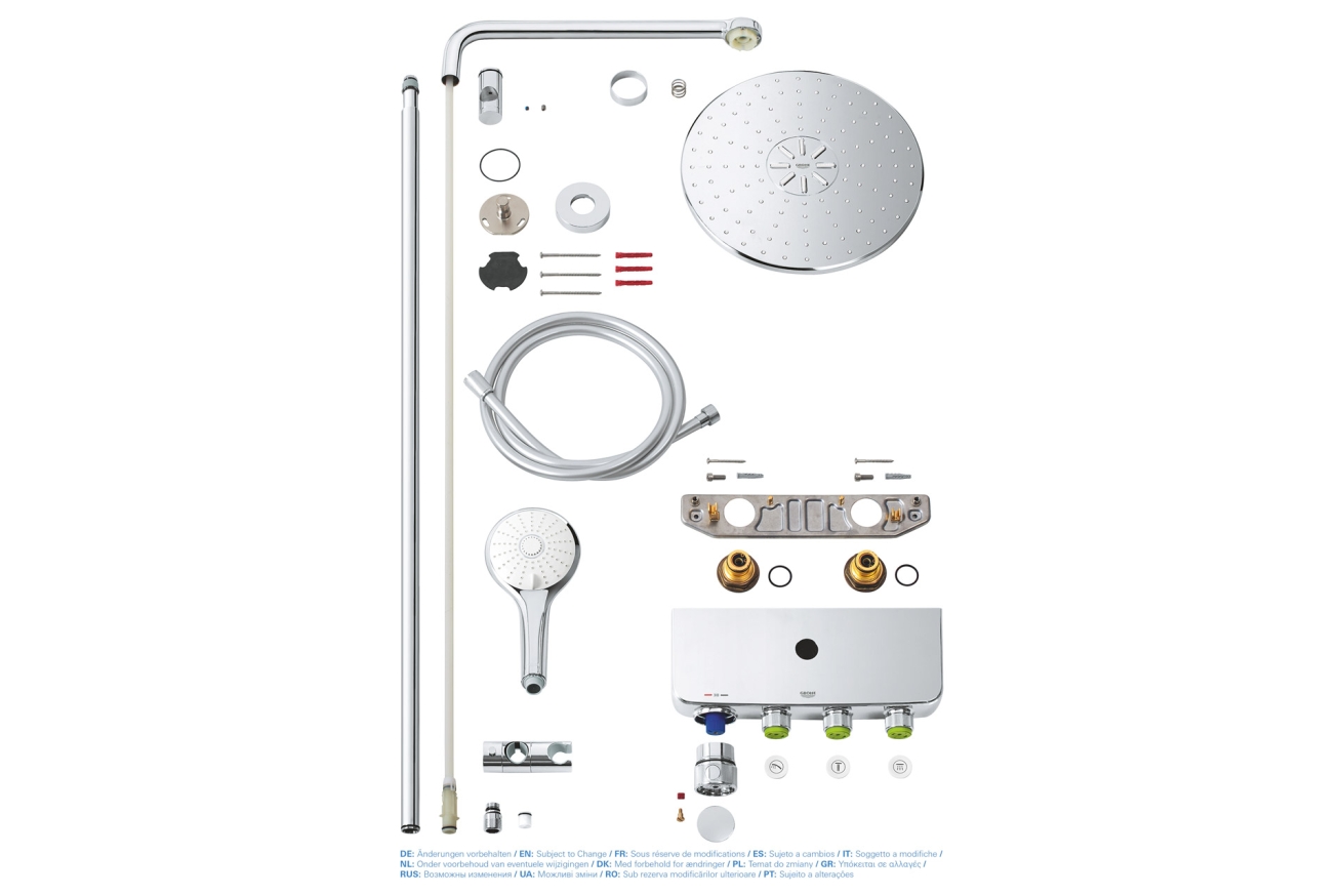Душевая система GROHE Euphoria SmartControl System 310 Duo с термостатом для душа, хром (26507000)