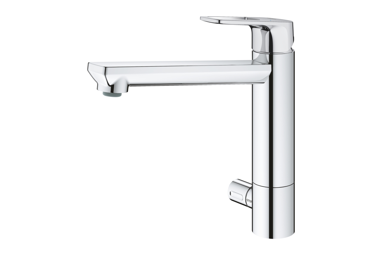 Смеситель для кухни GROHE BauLoop с запорным вентилем, хром (31713000)
