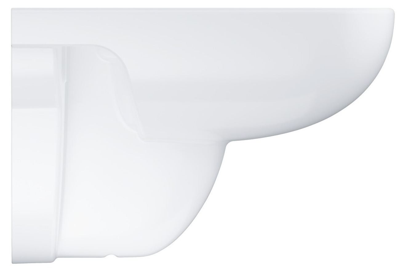 Унитаз подвесной безободковый GROHE Bau Edge, альпин-белый (39809000)