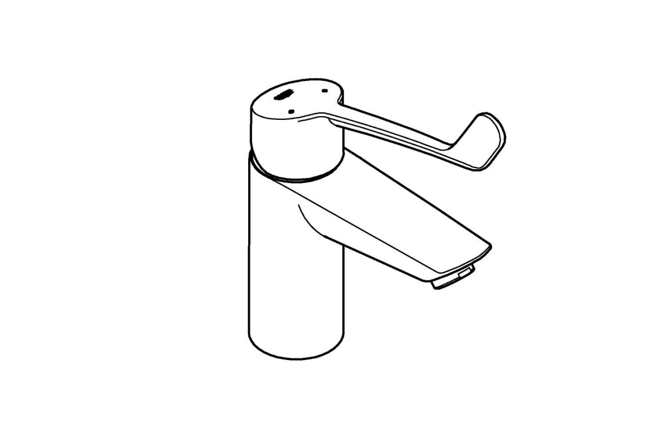 Смеситель для раковины GROHE Eurosmart, S-size, хром (23982003)