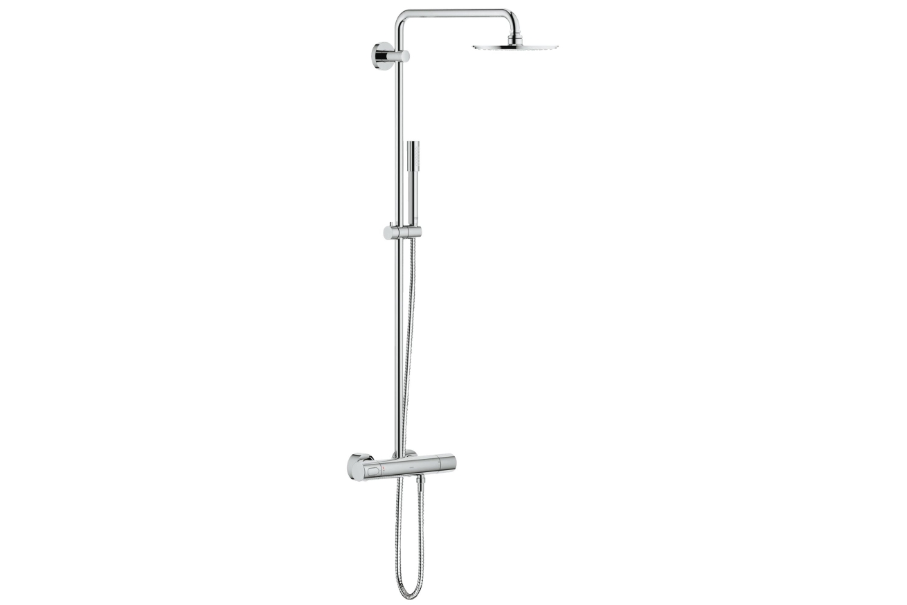 Душевая система GROHE Rainshower System 210 с термостатом для душа, хром (27032001)