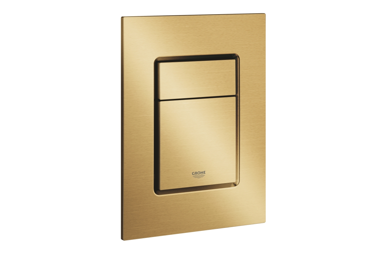 Панель смыва для унитаза GROHE Skate Cosmopolitan S, 3 режима, холодный рассвет матовый (37535GN0)