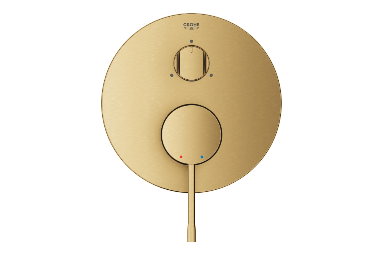 Внешняя часть смесителя для ванны GROHE Essence с переключателем на 3 положения, холодный рассвет, матовый (24092GN1)