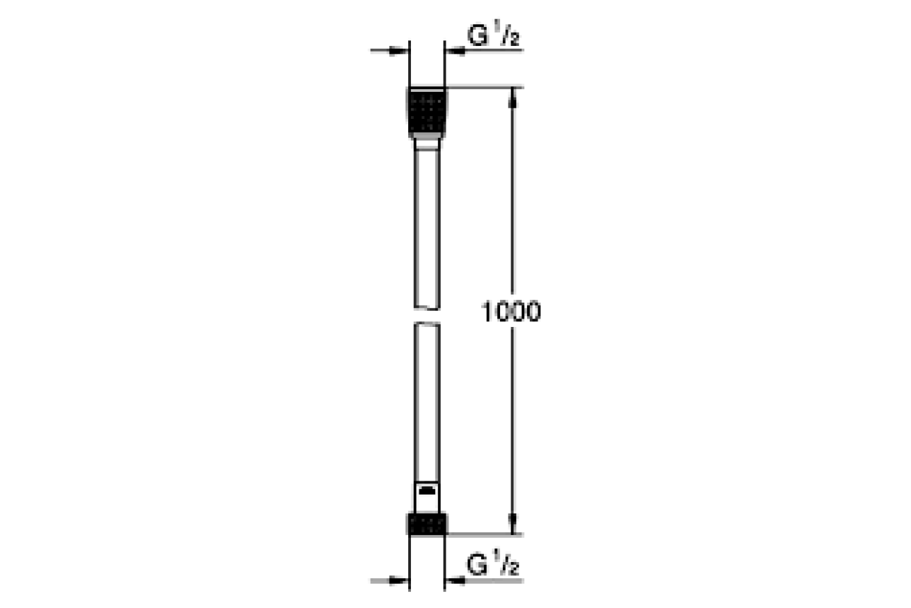 Комплект для гигиенического душа GROHE Tempesta-F, хром (NH0004/S)