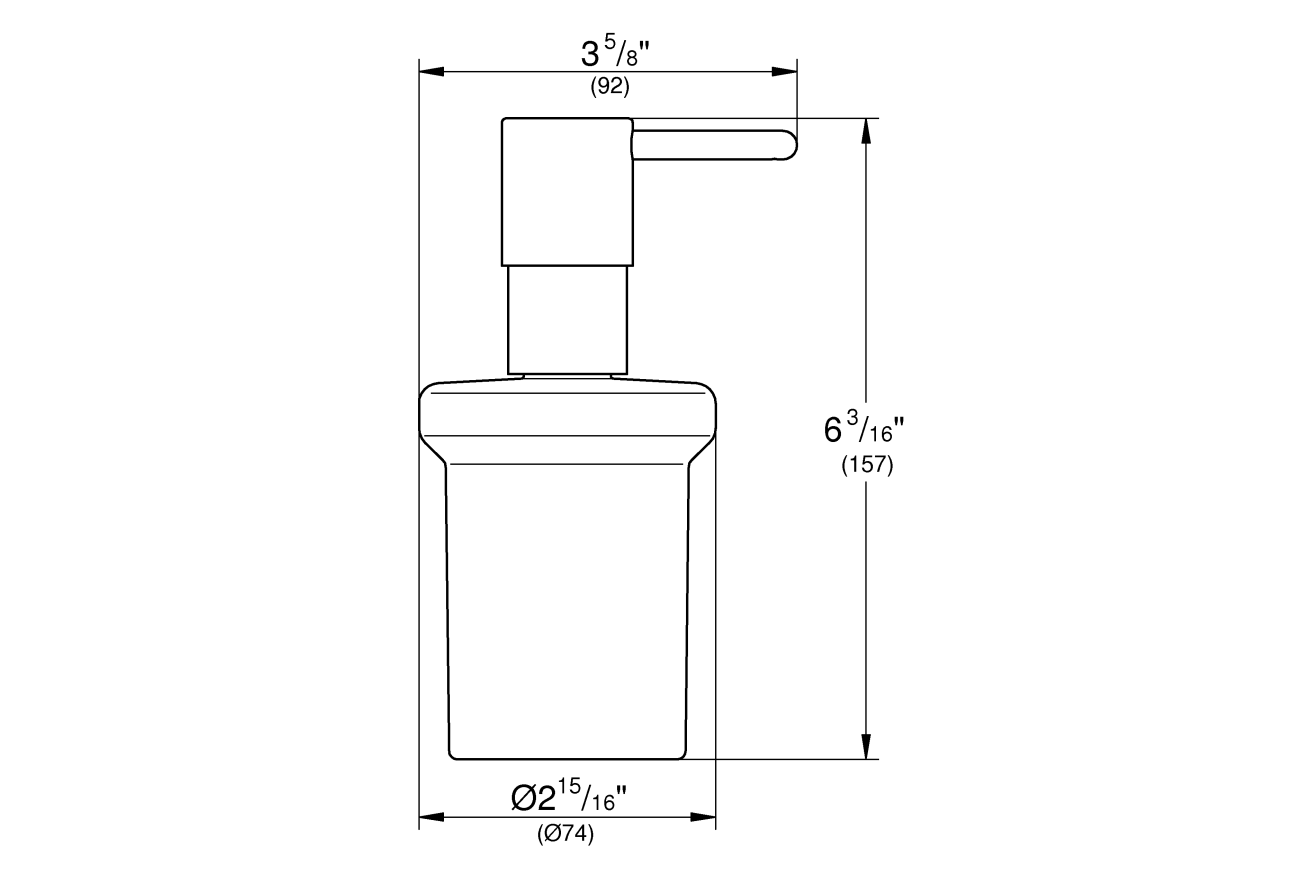 Дозатор жидкого мыла GROHE Essentials, холодный рассвет матовый (40394GN1)