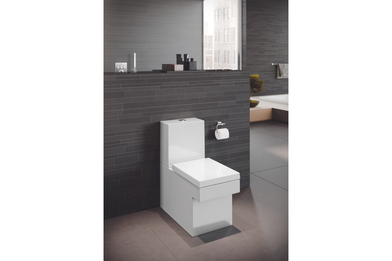 Унитаз GROHE Cube Ceramic напольный, альпин-белый (3948400H)