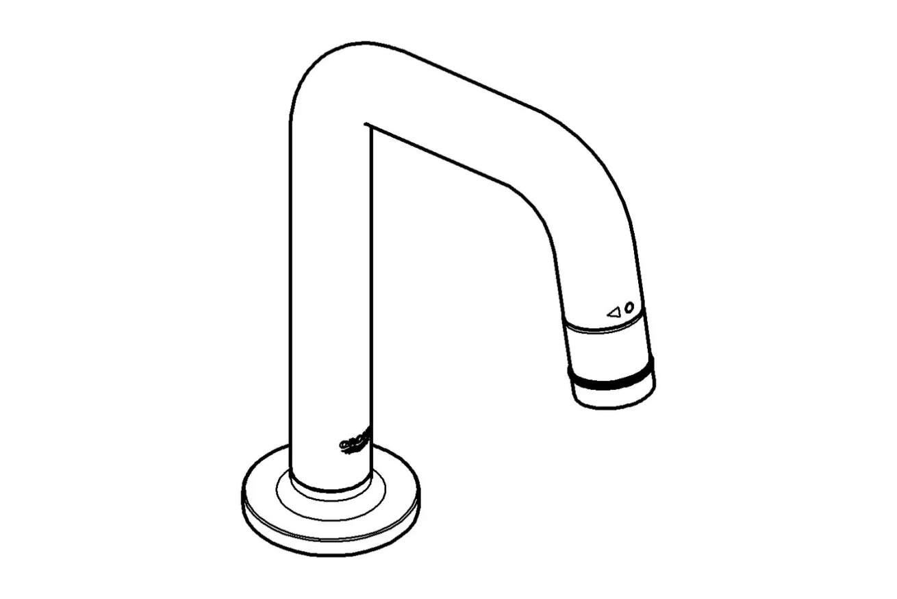 Кран для раковины GROHE Universal, без функции смешивания, хром (20202000)