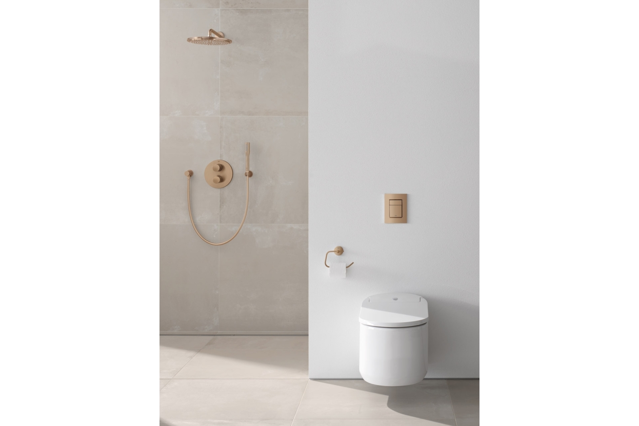 Держатель для туалетной бумаги без крышки GROHE Essentials, тёплый закат матовый (40689DL1)