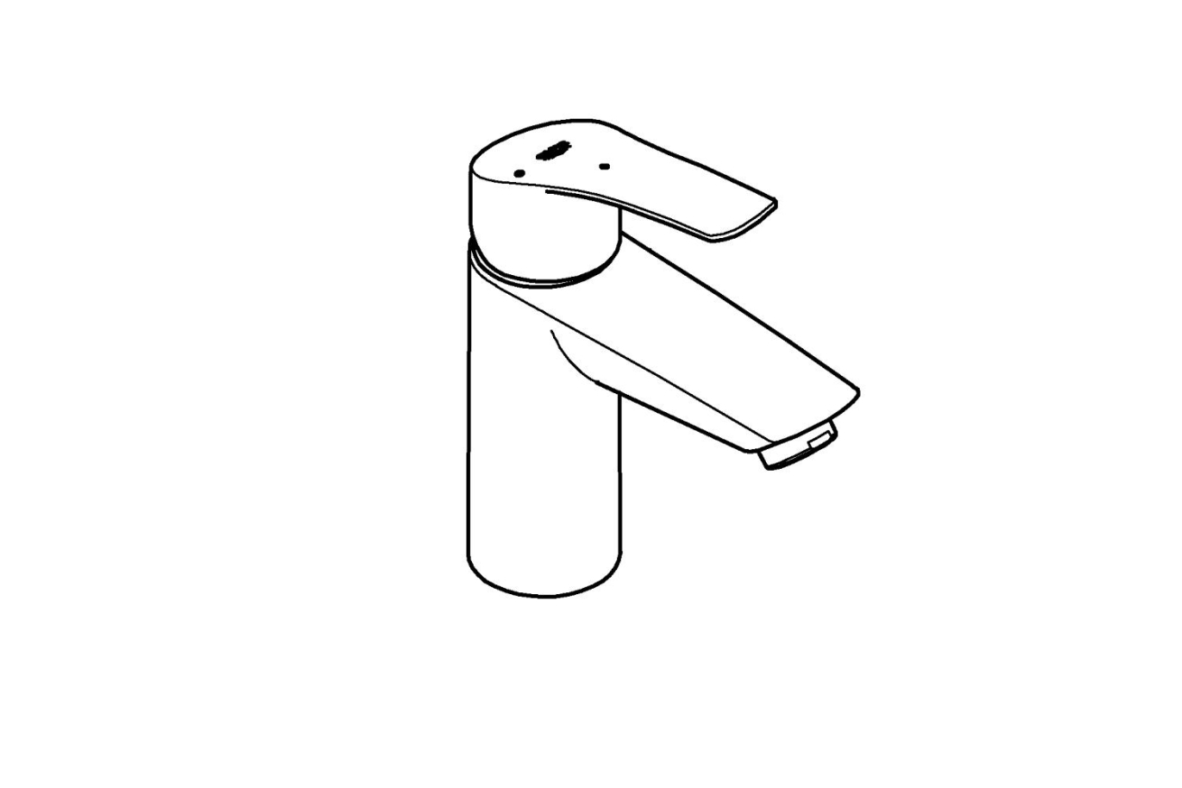 Смеситель для раковины GROHE Eurosmart, S-size, хром (23974003)