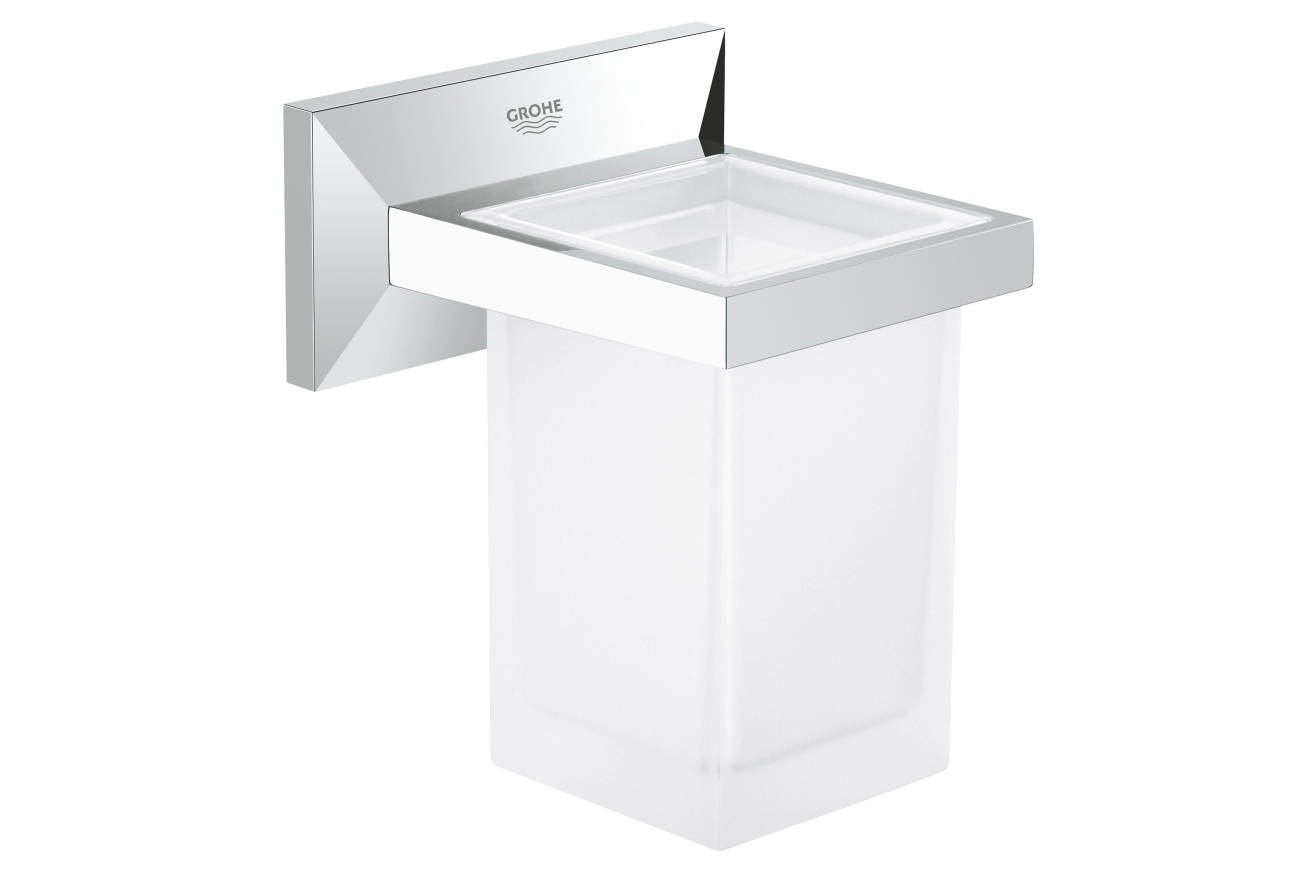 Стакан для зубных щеток GROHE Allure Brilliant с держателем, хром (40493000)