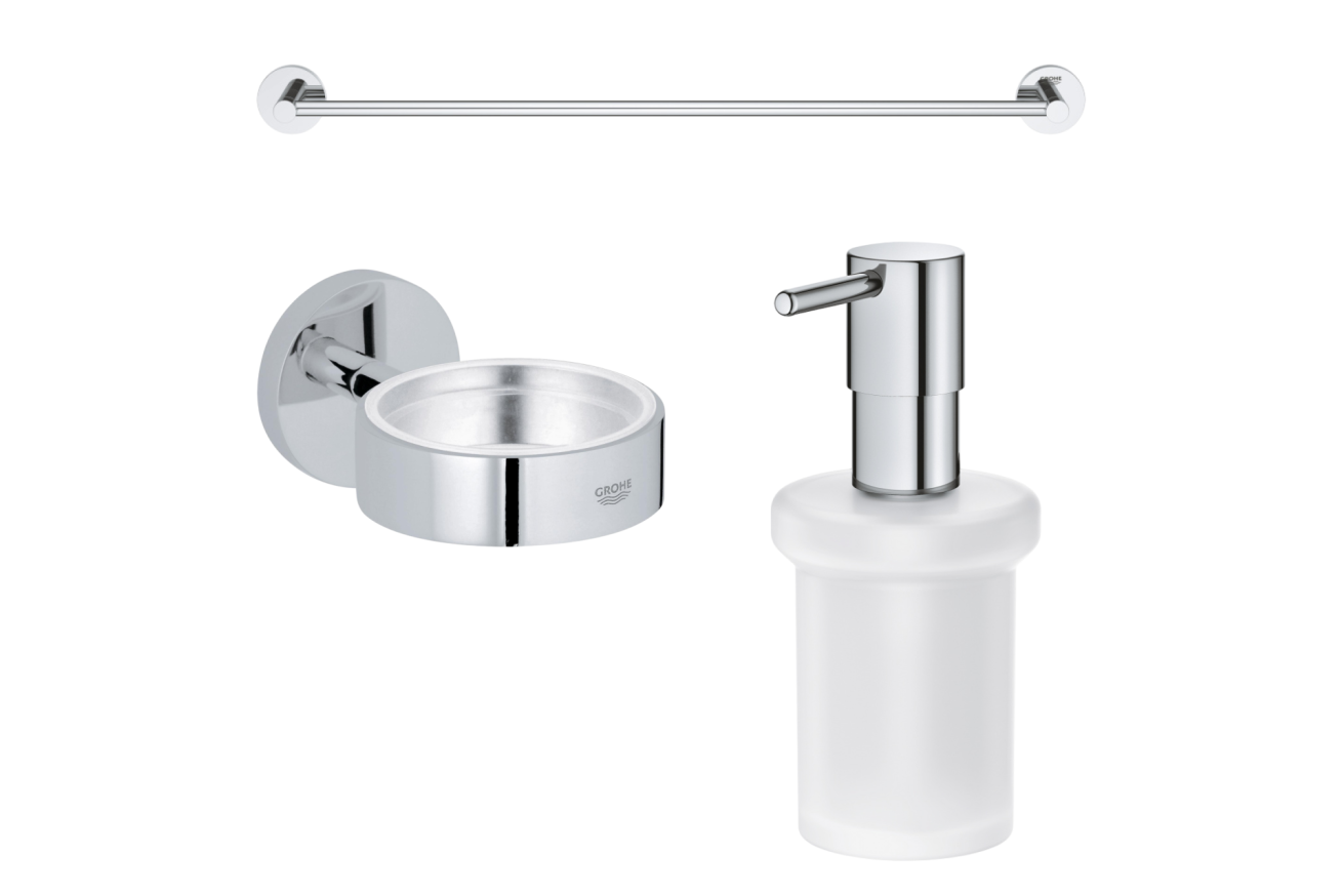 Набор аксессуаров GROHE Essentials, хром (NA0017)