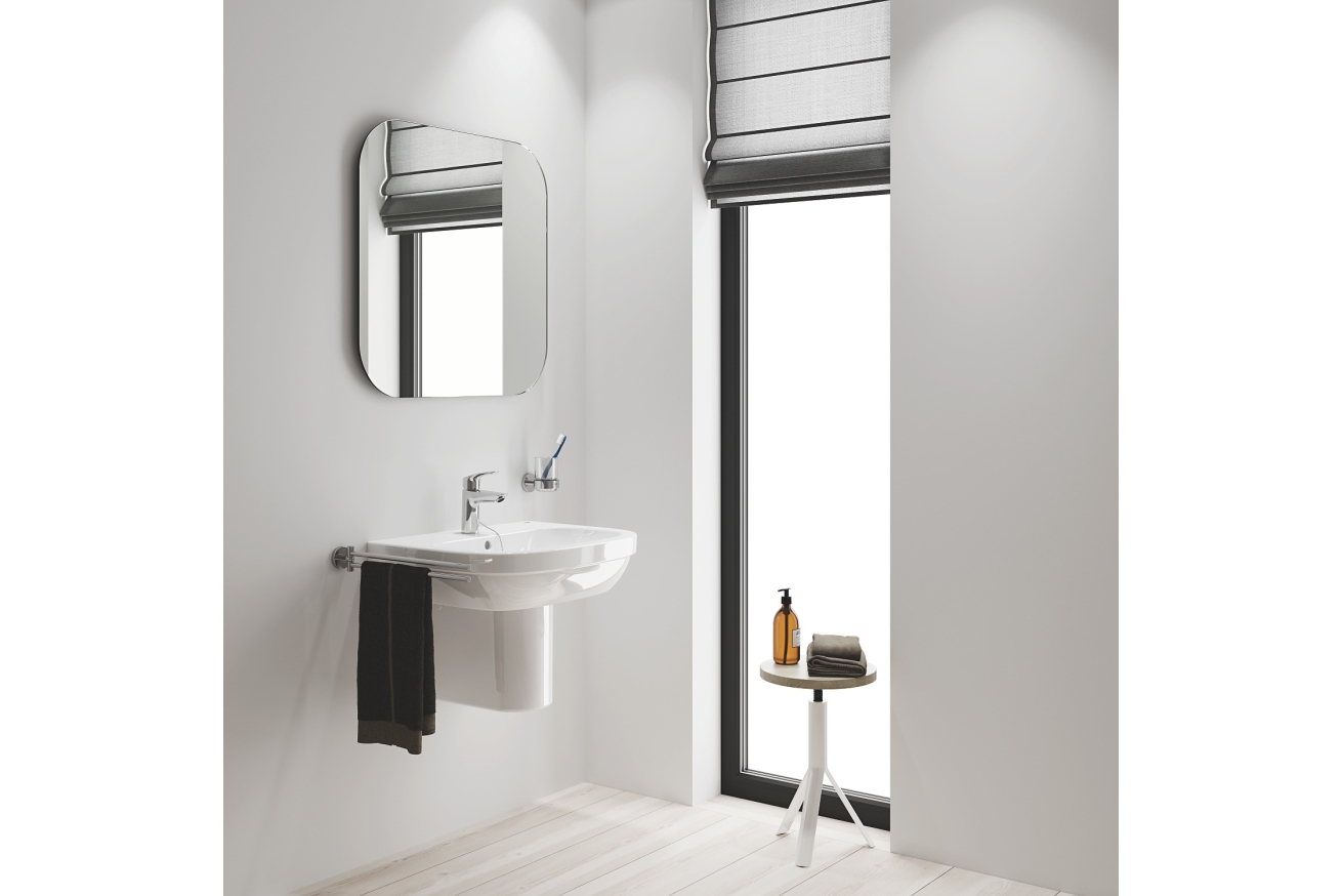 Смеситель для раковины GROHE Eurosmart с цепочкой, S-Size, хром (23372003)