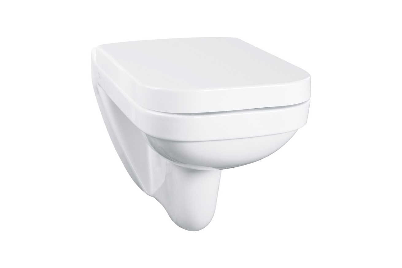 Комплект инсталляции GROHE Solido 4 в 1 с подвесным унитазом и сиденьем (39552000)