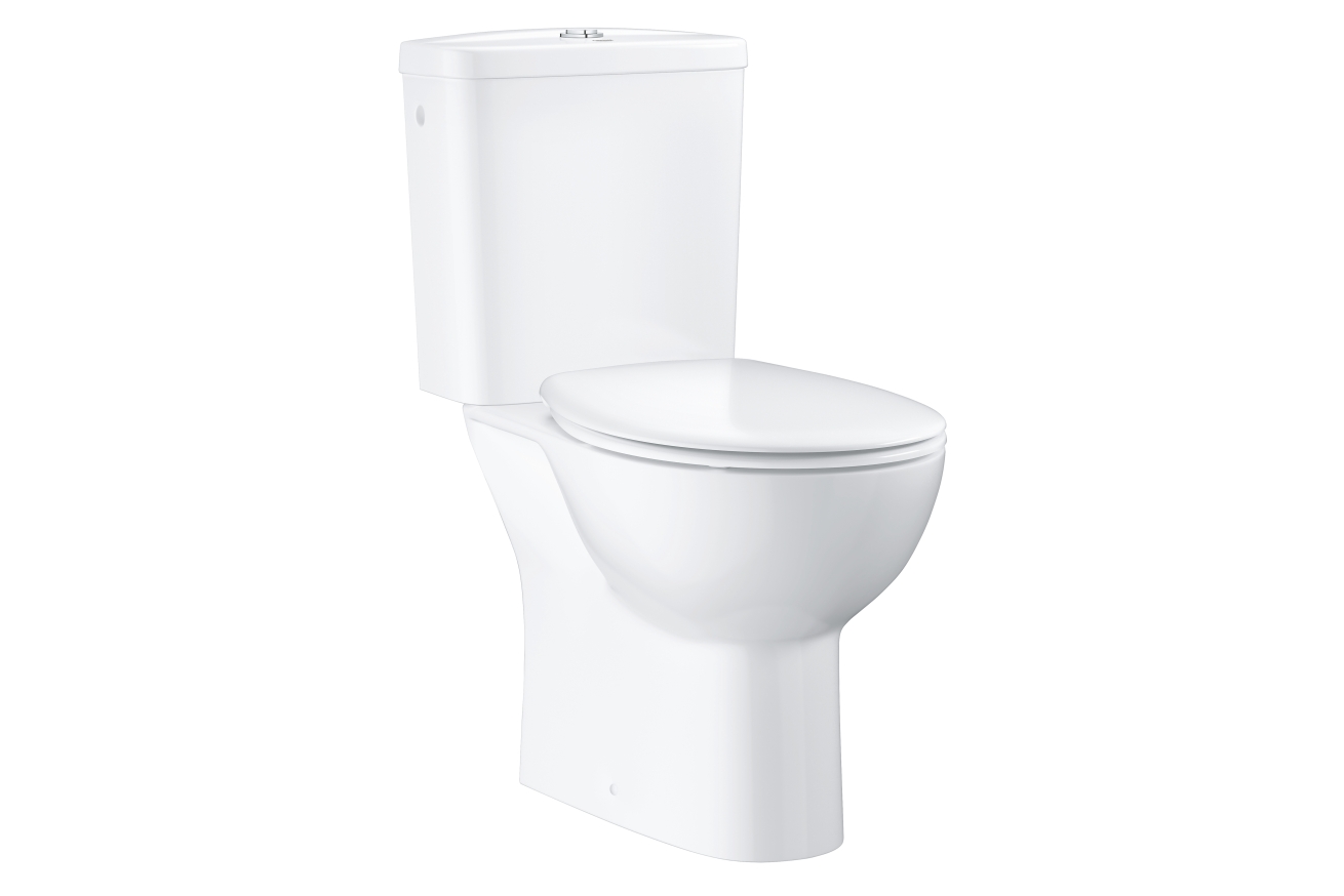 Унитаз GROHE Bau Ceramic напольный, альпин-белый (39495000)