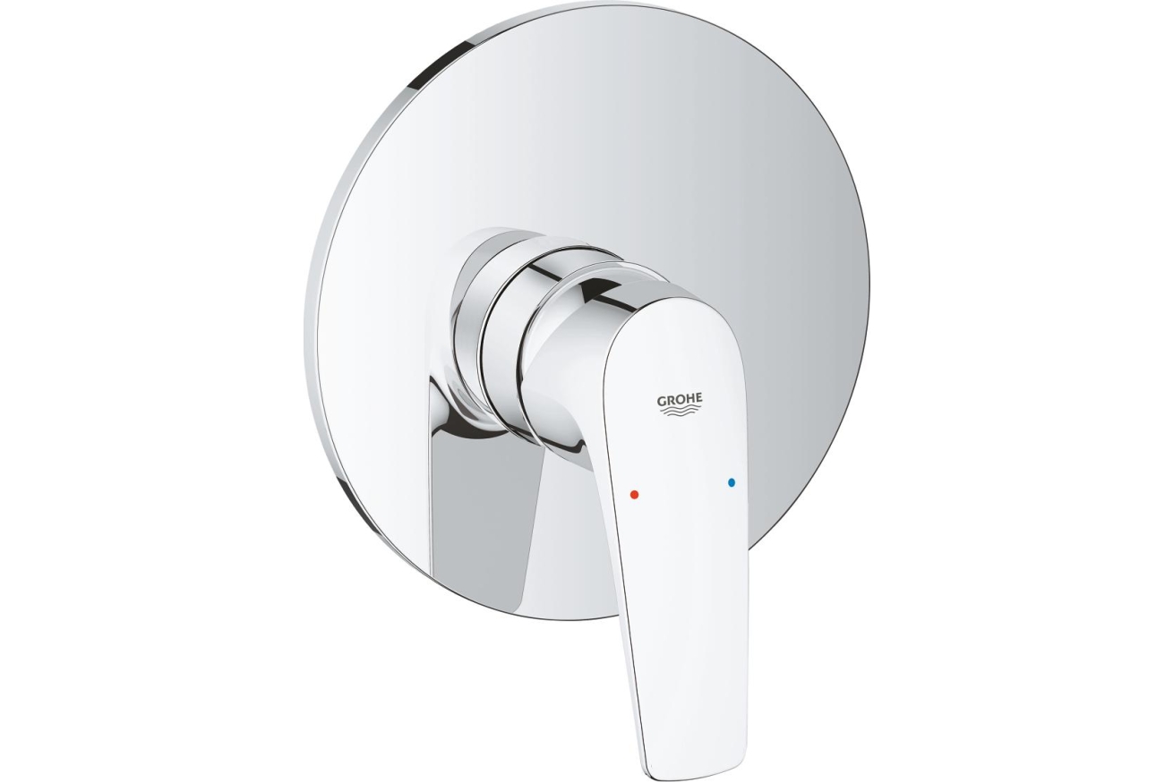 Смеситель для душа GROHE BauFlow в комплекте с монтажной частью, хром (29112000)
