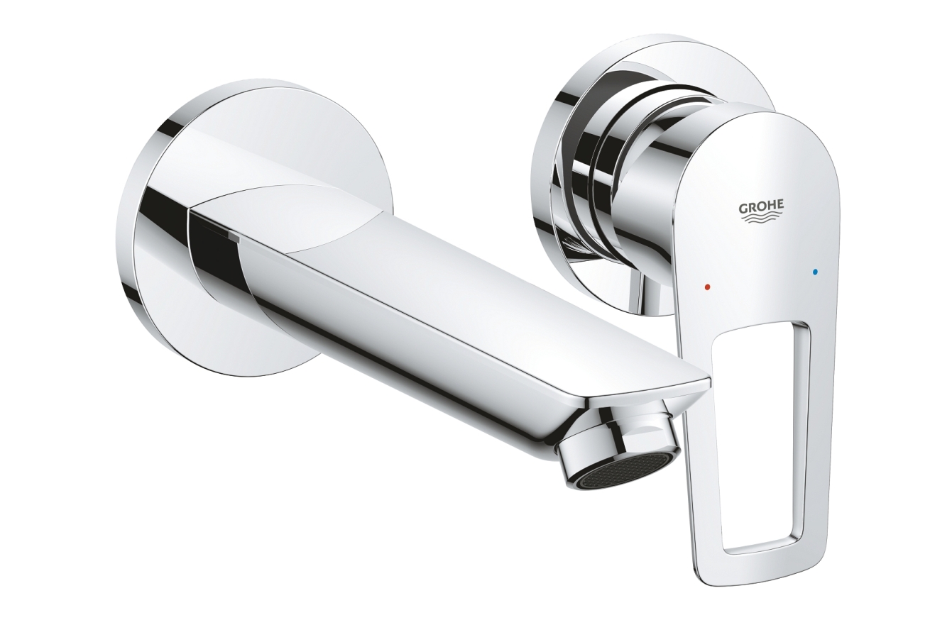 Смеситель для раковины GROHE BauLoop в комплекте с монтажной частью, хром (20289001)