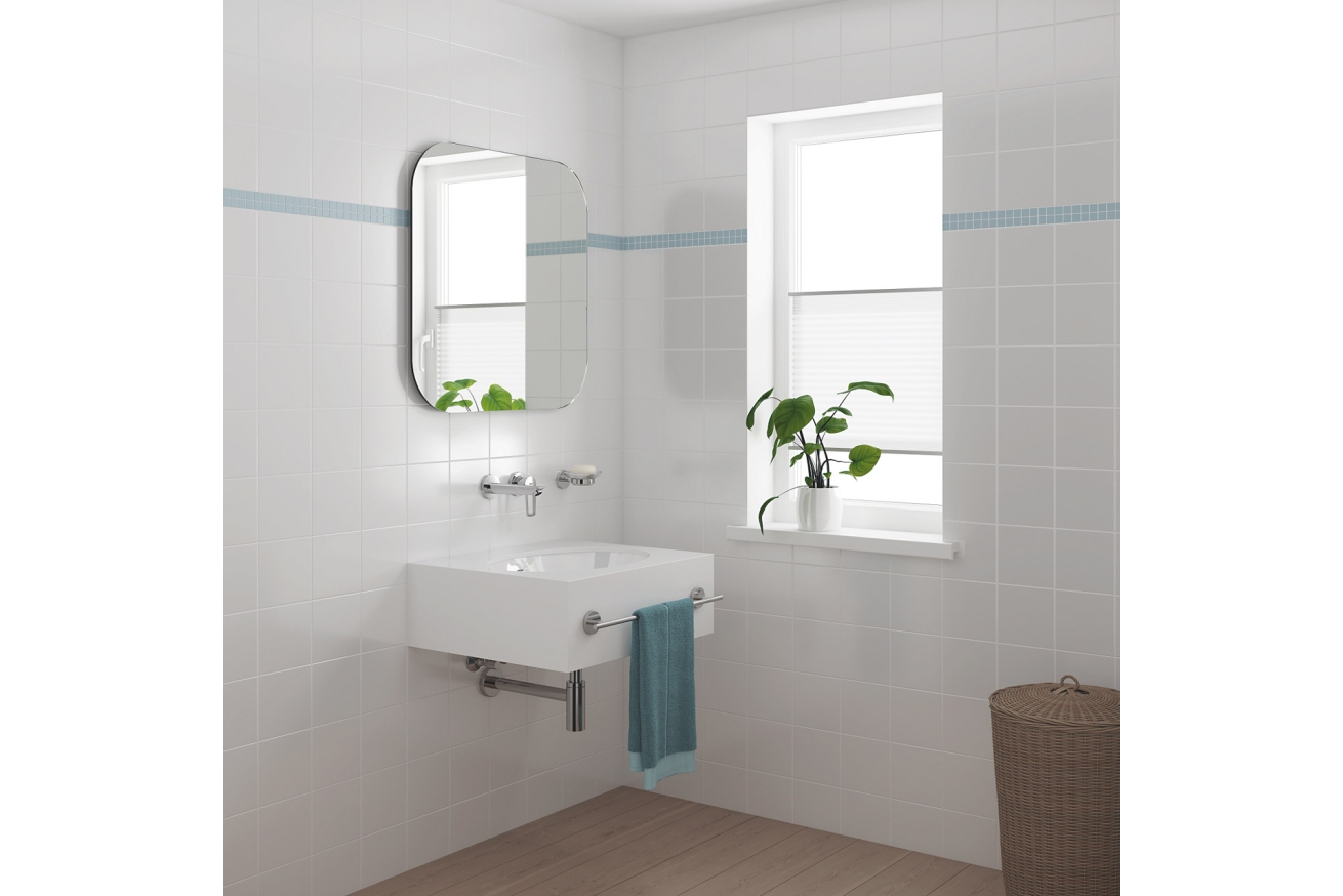 Смеситель для раковины GROHE BauLoop в комплекте с монтажной частью, хром (20289001)