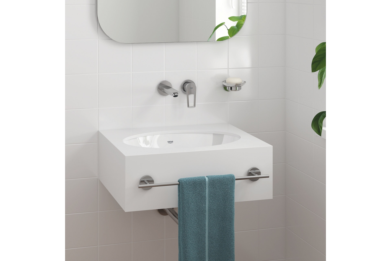 Смеситель для раковины GROHE BauLoop в комплекте с монтажной частью, хром (20289001)