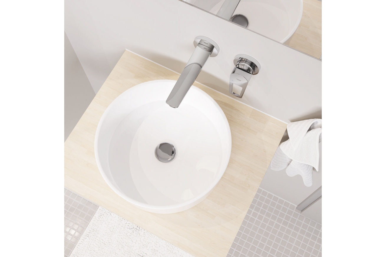 Смеситель для раковины GROHE BauLoop в комплекте с монтажной частью, хром (20289001)