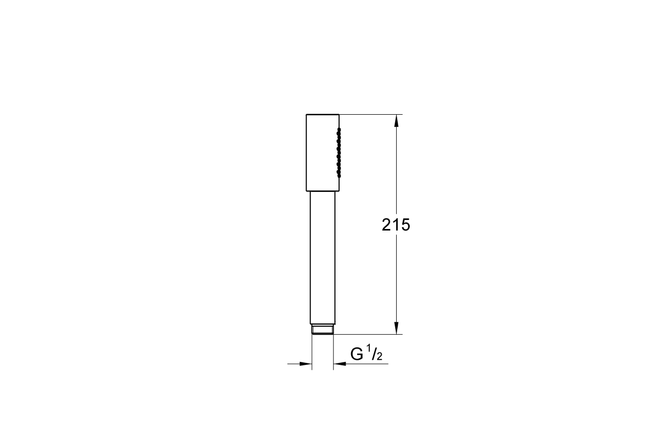 Ручной душ GROHE Sena Stick, 1 режим, холодный рассвет матовый (26465GN0)