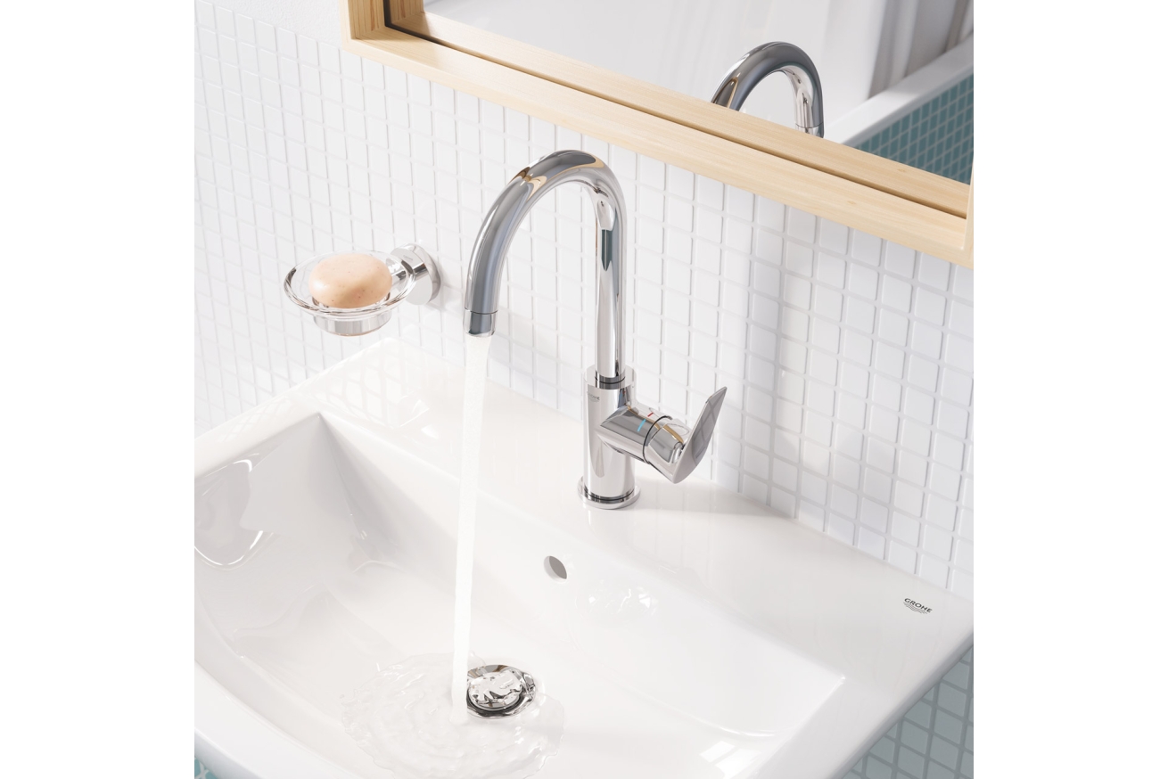 Смеситель для раковины GROHE BauEdge, L-size, хром (23760001)
