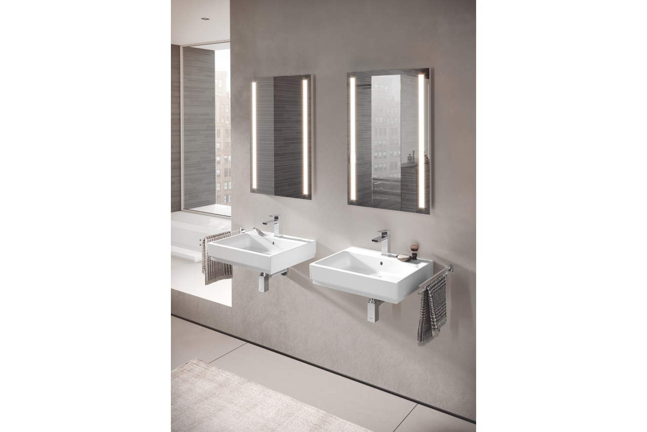 Раковина подвесная GROHE Cube Ceramic 60 см, альпин-белый (3947300H)