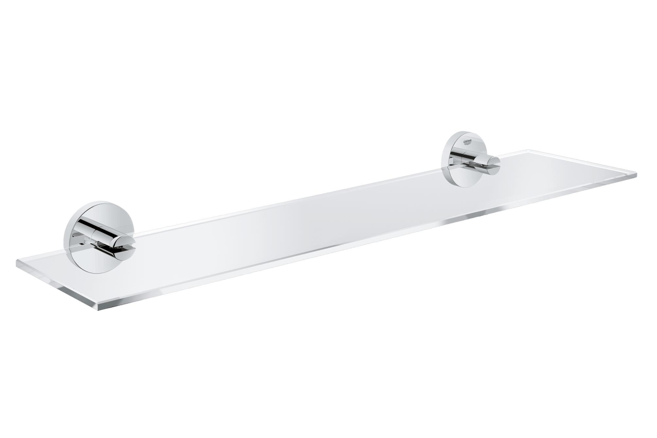 Стеклянная полочка GROHE Essentials 530 мм, хром (40799001)