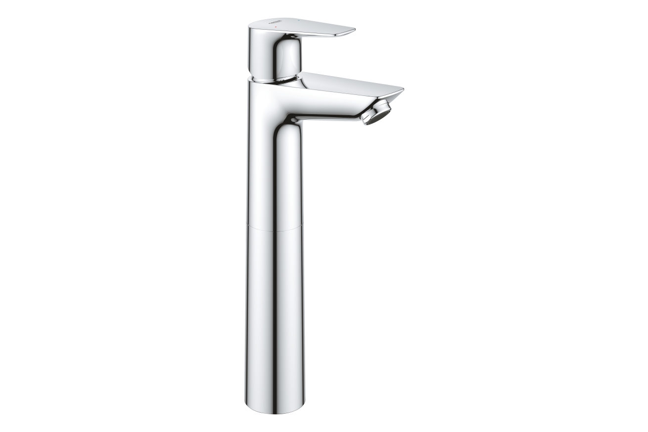 Смеситель для раковины GROHE BauEdge с ограничителем температуры, XL-Size, хром (23761001)