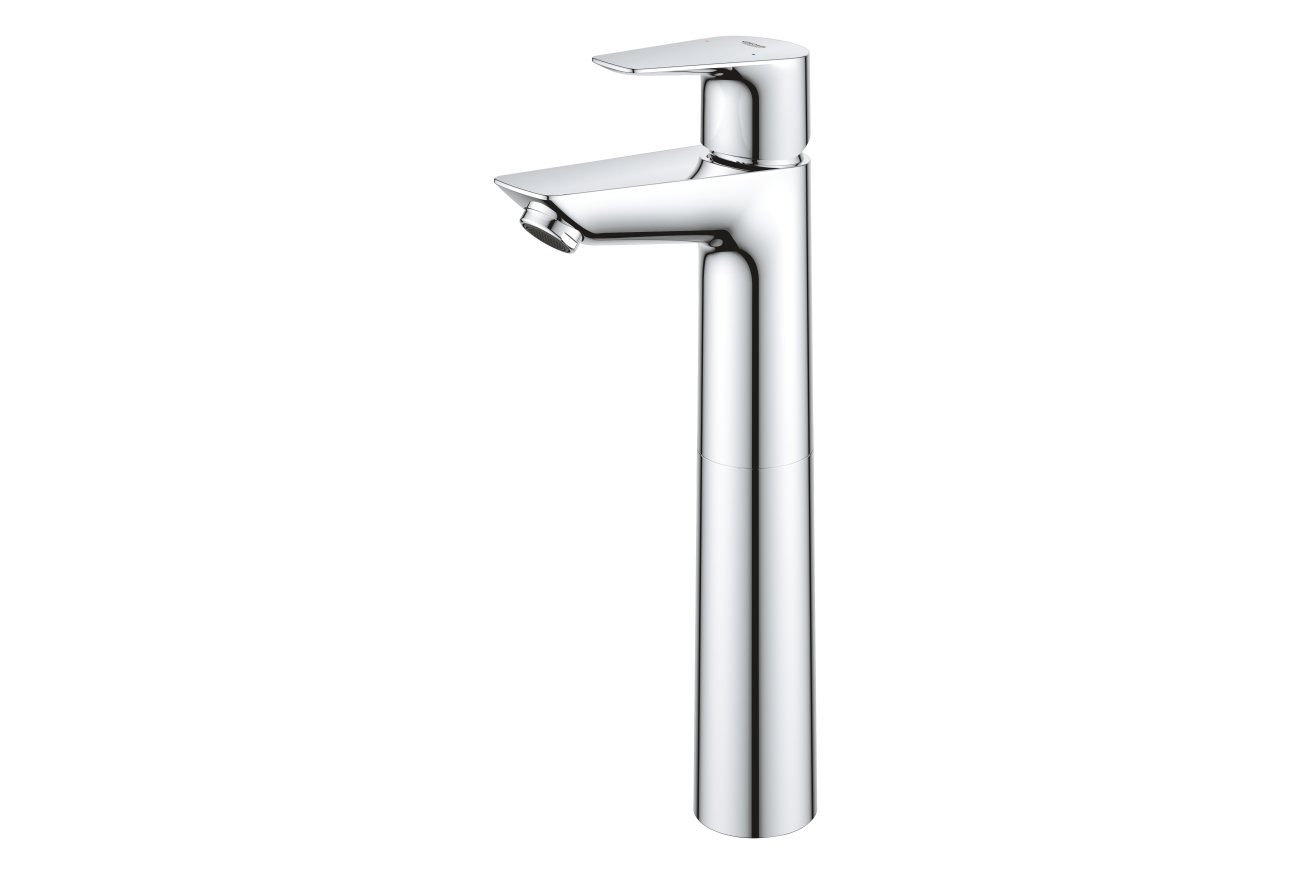 Смеситель для раковины GROHE BauEdge с ограничителем температуры, XL-Size, хром (23761001)