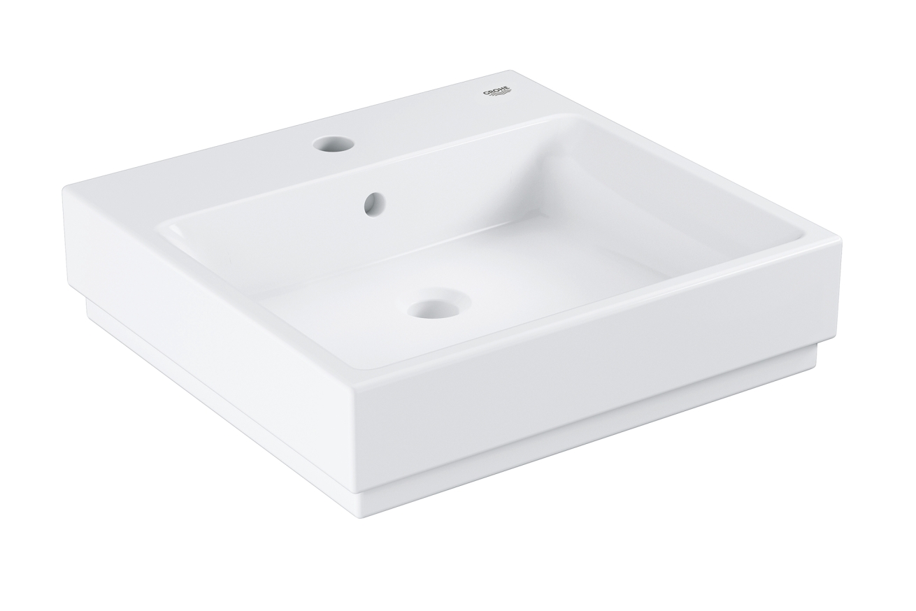Раковина накладная GROHE Cube Ceramic 50 см, альпин-белый (3947800H)