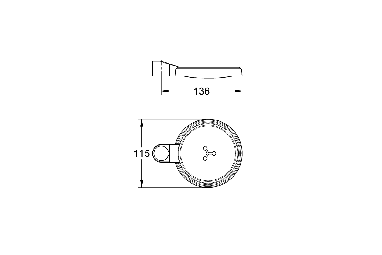 Мыльница для душевых штанг GROHE Relexa (27206000)