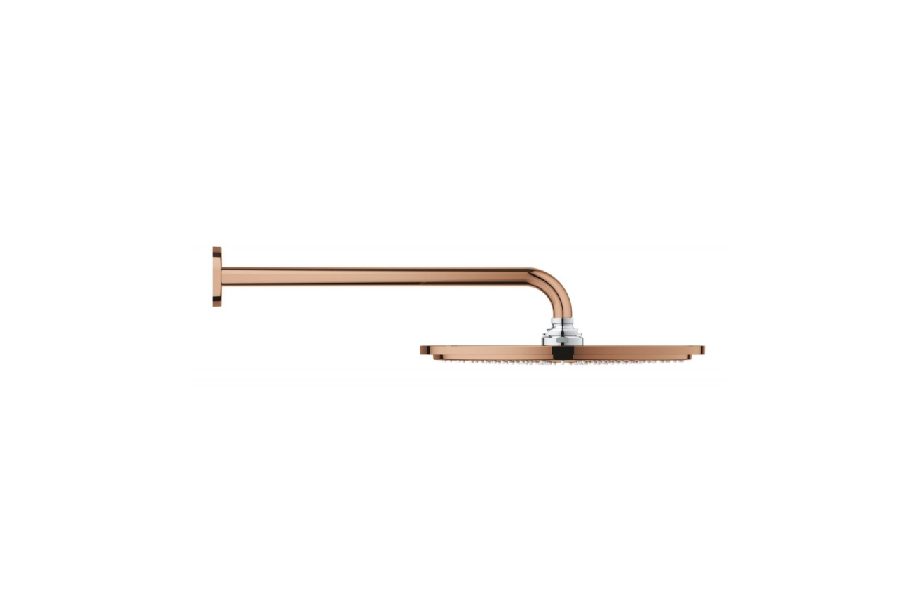 Верхний душ GROHE Rainshower Cosmopolitan 310, 8 л/мин, 1 режим, 380 мм, теплый закат глянец (26066DA0)