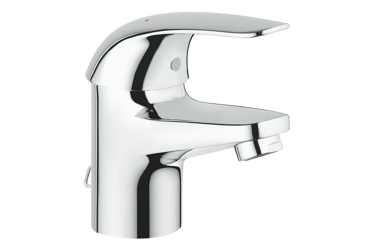 Смеситель для раковины GROHE Euroeco с цепочкой, S-size, хром (32881000)