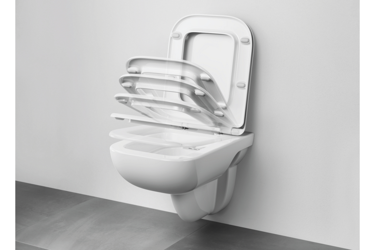 Унитаз подвесной безободковый GROHE Bau Edge, альпин-белый (39809000)
