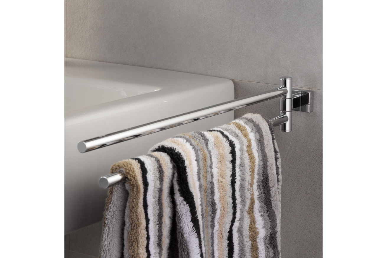 Держатель для полотенца GROHE Essentials Cube двойной, поворотный, хром (40624001)