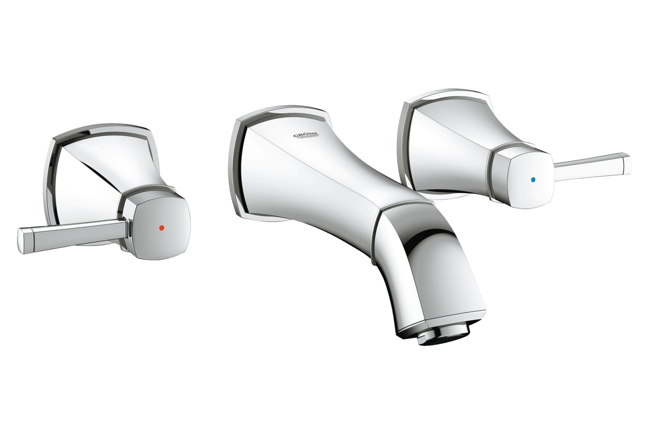 Внешняя часть смесителя для раковины GROHE Grandera на 3 отверстия, хром (20414000)