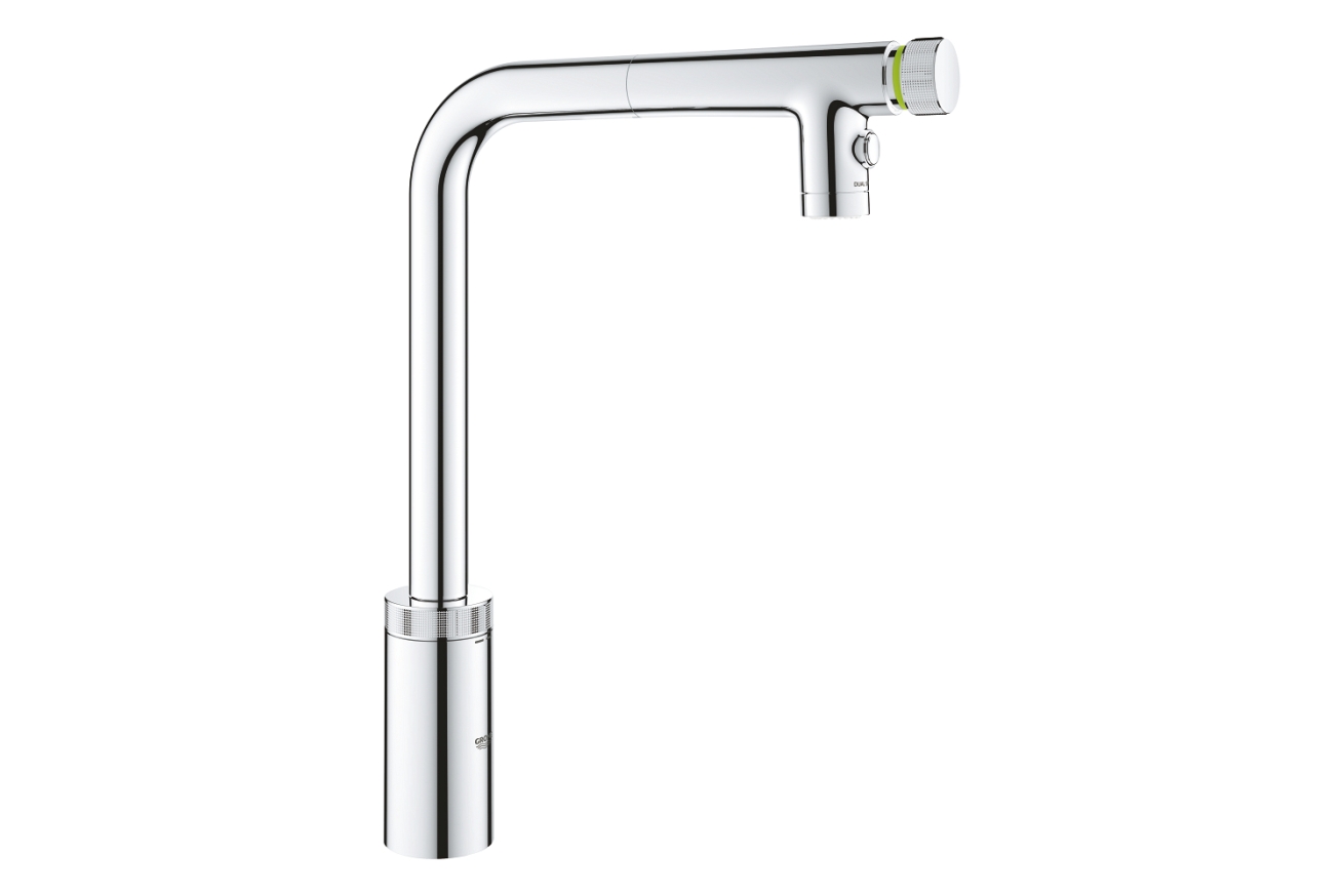 Смеситель для кухни GROHE Minta SmartControl с вытяжным изливом 2jet, хром (31889000)
