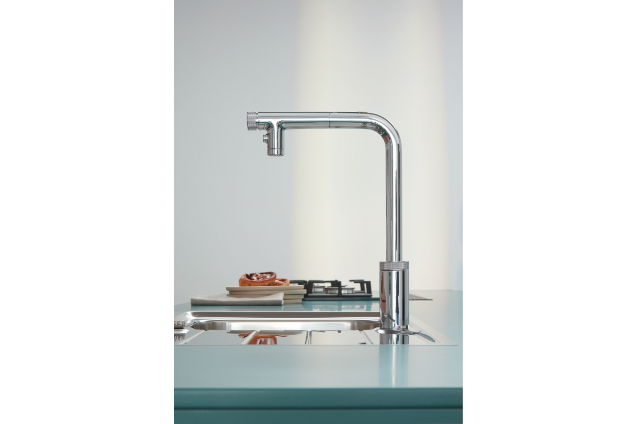 Смеситель для кухни GROHE Minta SmartControl с вытяжным изливом 2jet, хром (31889000)