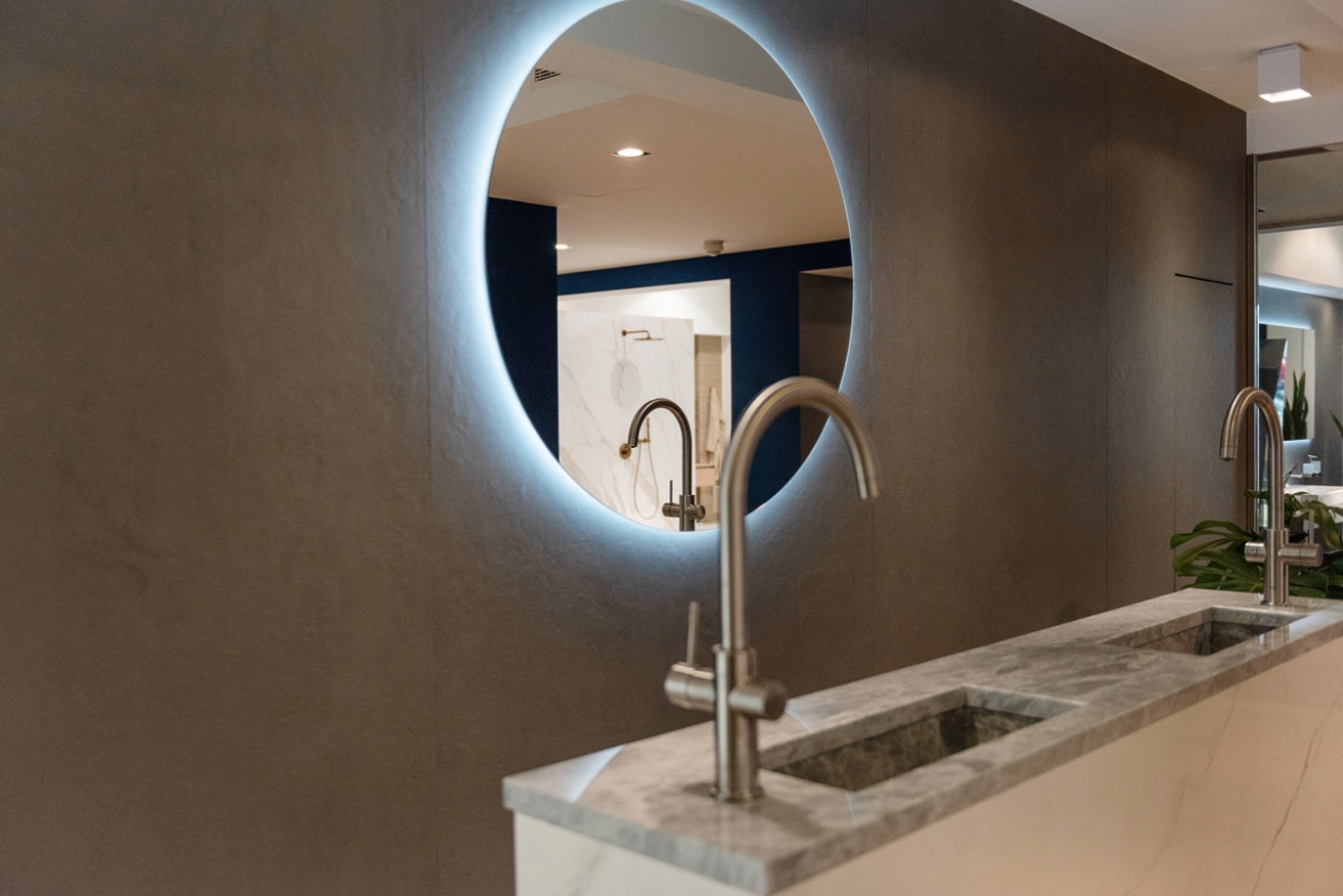 Смеситель для кухонной мойки GROHE Blue Home с системой фильтрации, охлаждения и газирования воды, суперсталь (31455DC1)