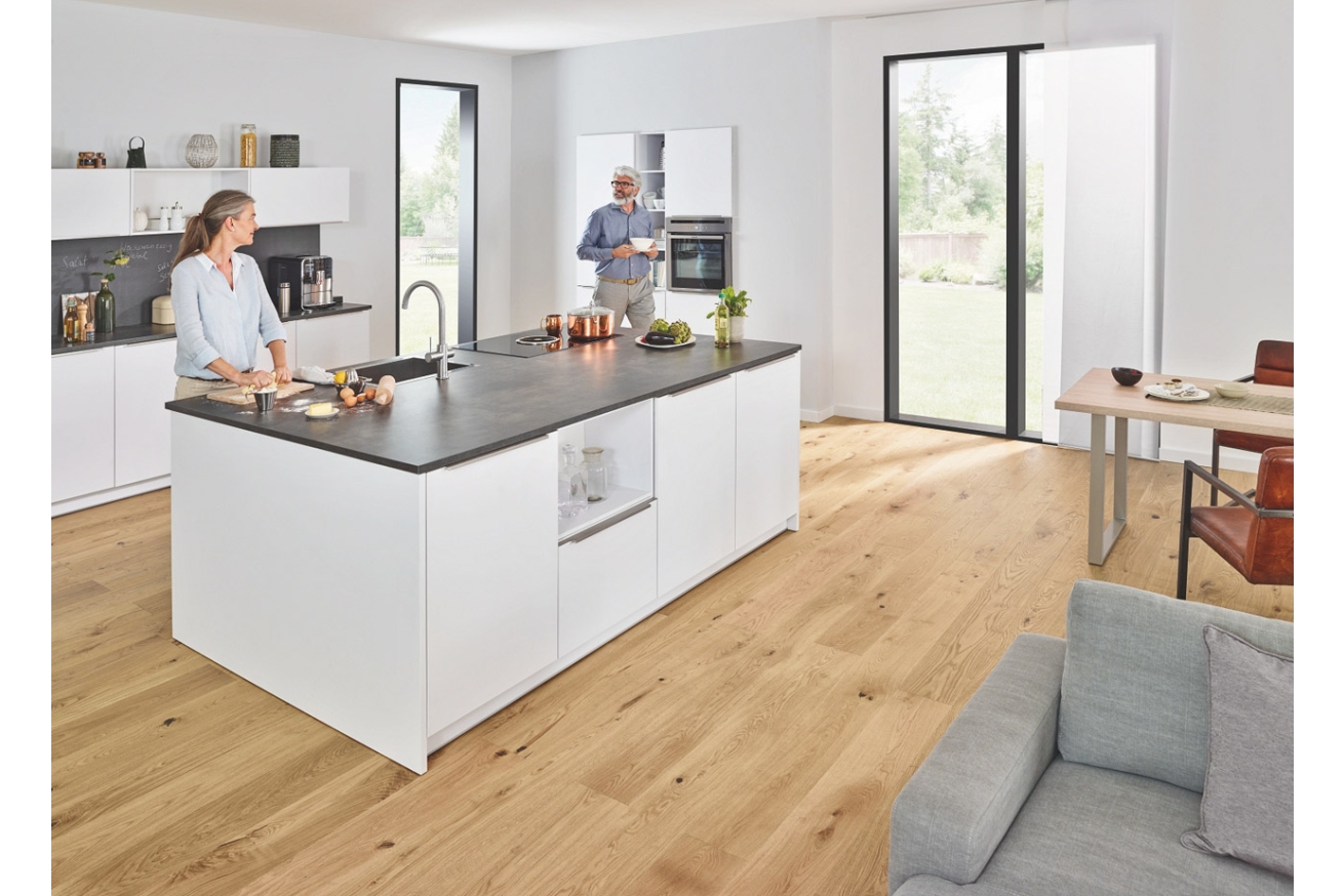 Смеситель для кухонной мойки GROHE Blue Home с системой фильтрации, охлаждения и газирования воды, суперсталь (31455DC1)