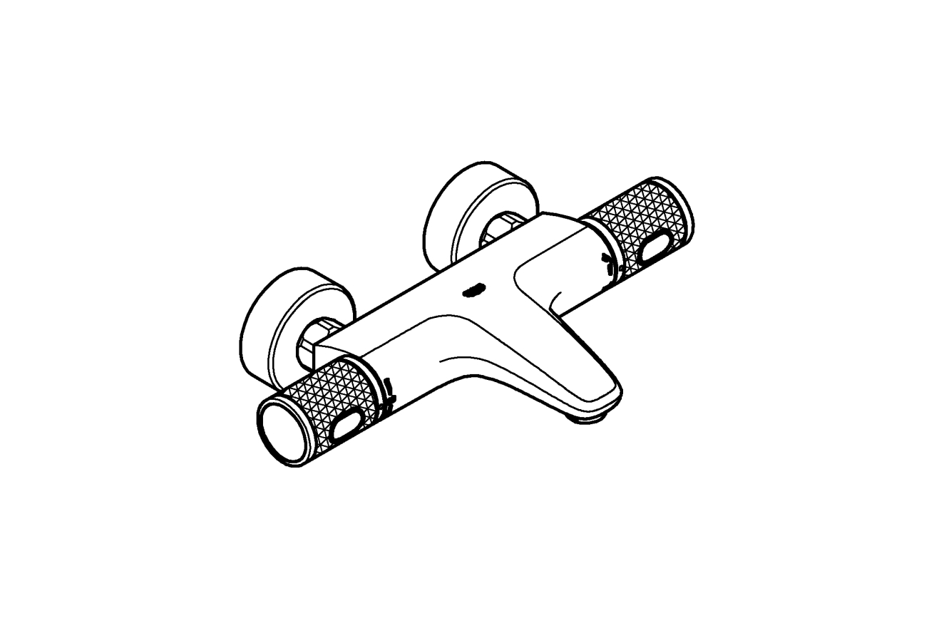 Термостат для ванны GROHE Grohtherm 1000 Performance, хром (34830000)