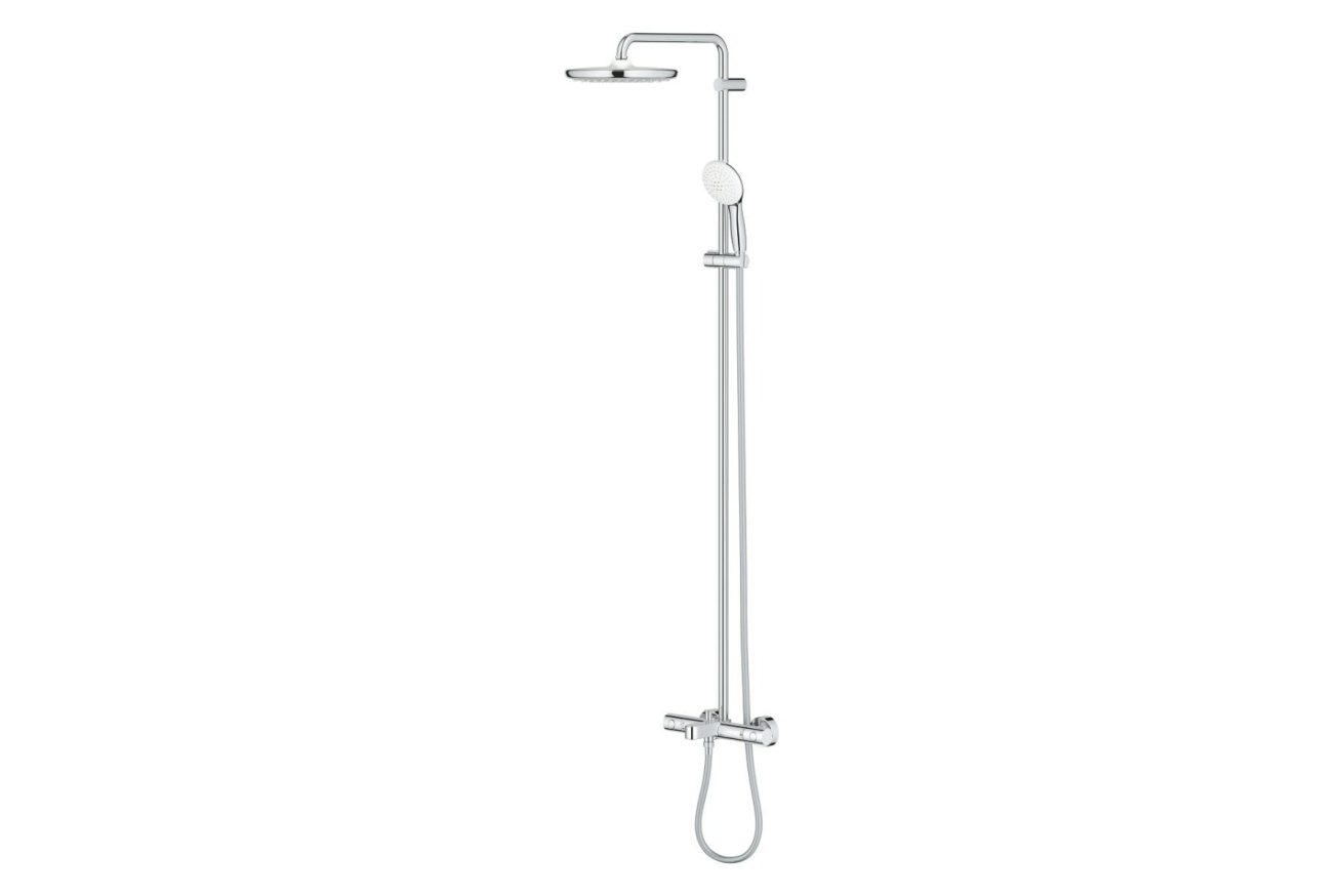 Душевая система GROHE Tempesta System 250 с термостатом для ванны, хром (26672001)