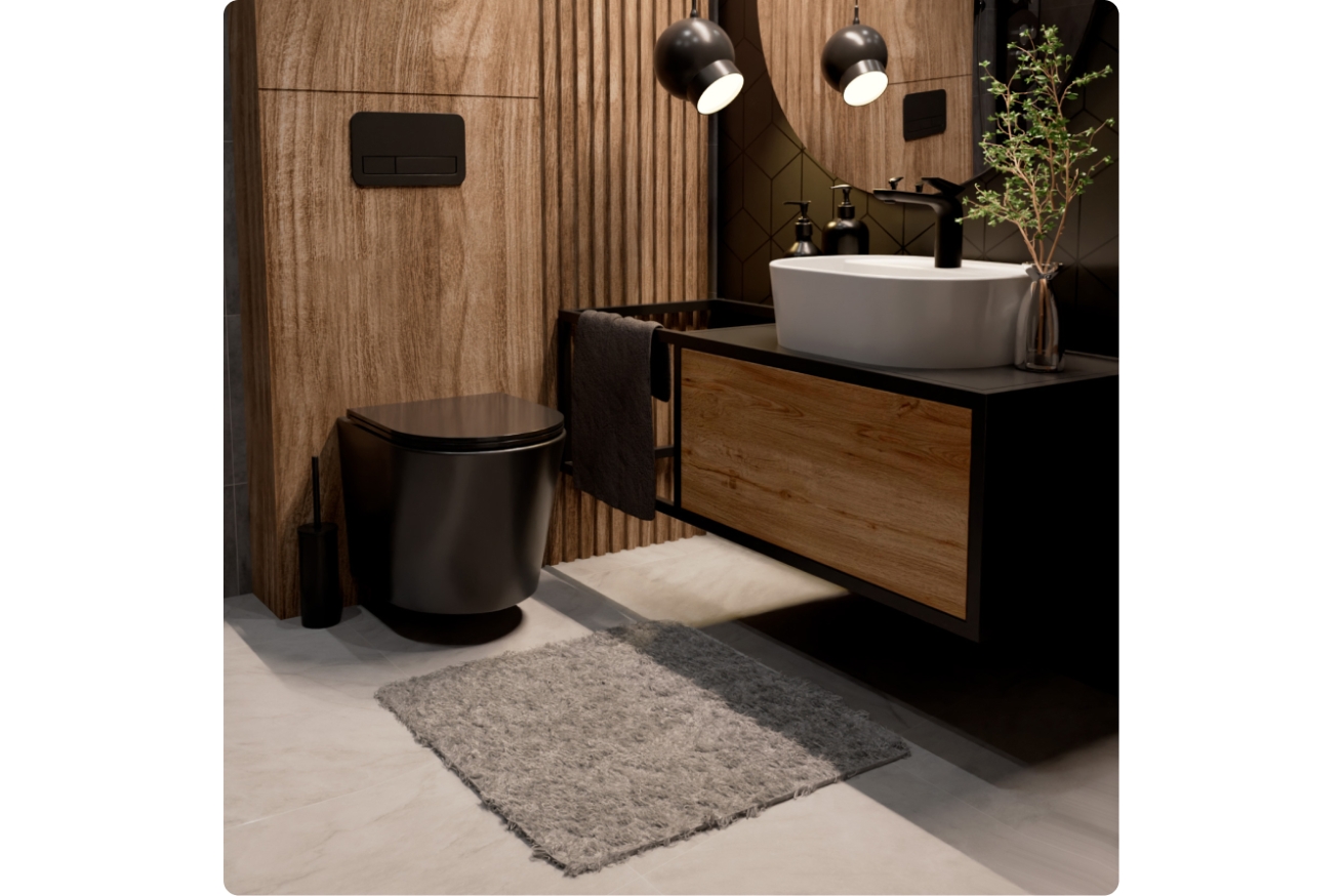 Комплект инсталляции GROHE Rapid SL 38775001 с унитазом AQUAme AQM2001MB и сиденьем с микролифтом (NW0306)