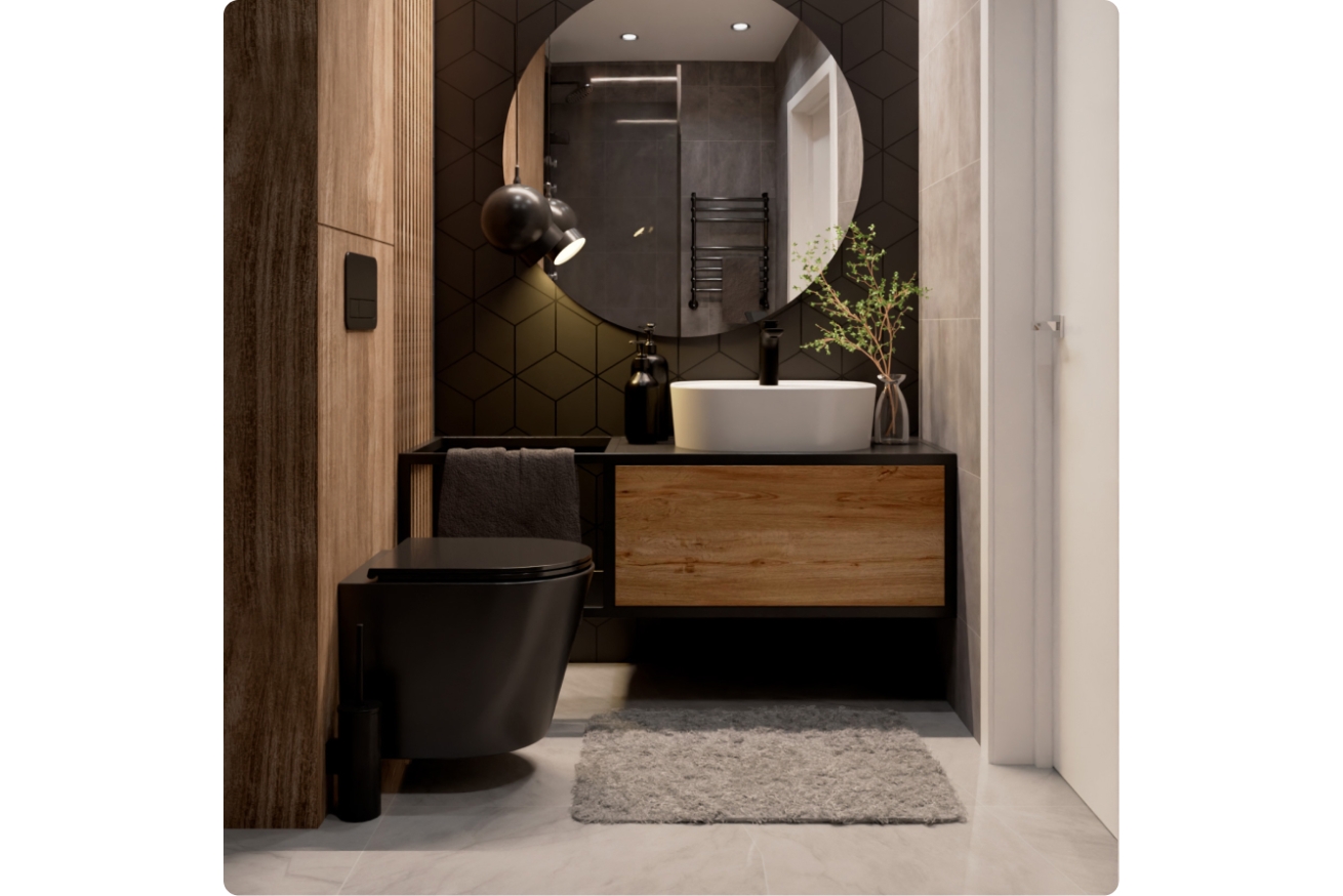 Комплект инсталляции GROHE Rapid SL 38775001 с унитазом AQUAme AQM2001MB и сиденьем с микролифтом (NW0306)