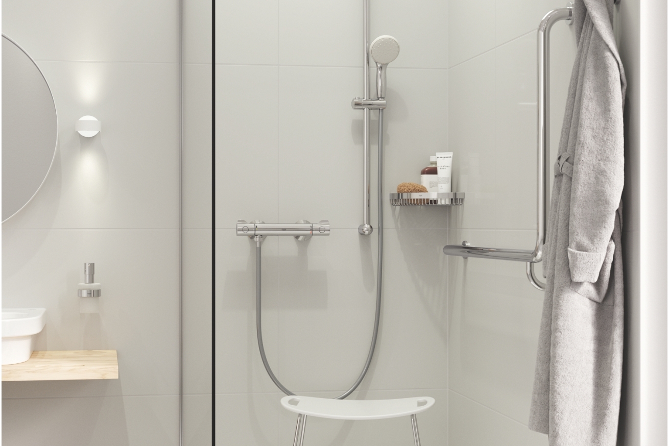 Душевой гарнитур GROHE Tempesta 100, 1 вид струи, хром (27925001)