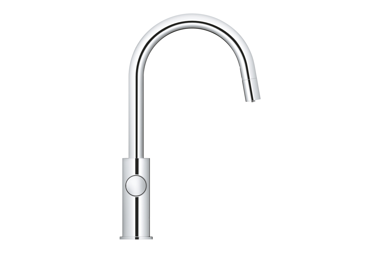 Смеситель для кухни GROHE Blue Home с системой фильтрации, охлаждения и газирования воды, Wi-Fi, хром (31541000)